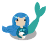 Mermaid shell pearl