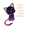 Sweet kitten moonlight cat gift