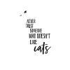 Cat outline