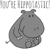 HippoTastic Cute Hippo Charm