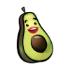 Happy avocado