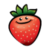Fraise heureuse