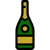Champangner glass, sparkling wine, glass