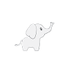 Eléphant - Amant éléphant - T-shirt éléphant