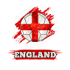 Soccer country flag of England