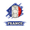 Soccer country flag France