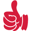 Daumen hoch / thumbs up (1c)