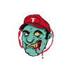 Superhero zombie