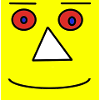 visage jaune