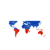 Russia world map