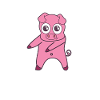 Floss Dance Move Pig