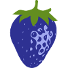 Blue strawberry