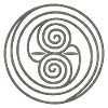Celtic spiral gray