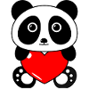 Panda heart