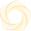 goldenes Muster Fünfeck