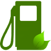 grüne Tankstelle