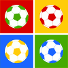 Fußball Pop-Art