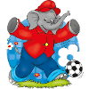 Benjamin Blümchen spielt Fußball