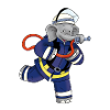 Benjamin Blümchen als Feuerwehrmann