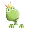Sweet Frog Prince - Frog Cartoon