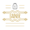 "GAINER" design, fitness and bodybuilding