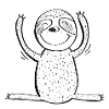 Happy Faultier - Comic - Tiere