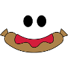 Glückliche Wurst
