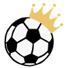 Fußball mit Krone
