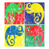 Chameleon Pop Art