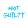 NOT GUILTY LIGHT BLUE COOL