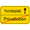 Dog Place Sign New