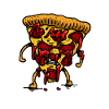 T-shirt mad pizza