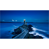 Coast with lighthouse