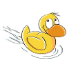 Sweet Swimming Duck - Comic