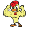 Poulet musclé