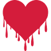 DRIPPING HEART - bleeding heart