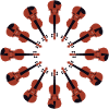 Violons en cercle