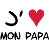 J'aime mon papa!