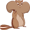 Chipmunks with full cheeks