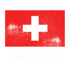 Switzerland flag swiss flag vintage retro
