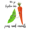 Peas and carrot partner