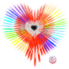 Rainbow heart