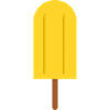 Popsicles in comic style summer