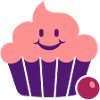happy cupcake / Fröhlicher Muffin (3c)