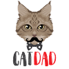 Proud cats dad