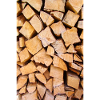 Stack of split beech wood