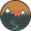 Mountains sunset