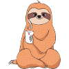 Coffee sloth
