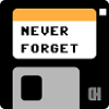 Black floppy disk