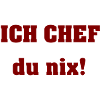 Je chef du néant